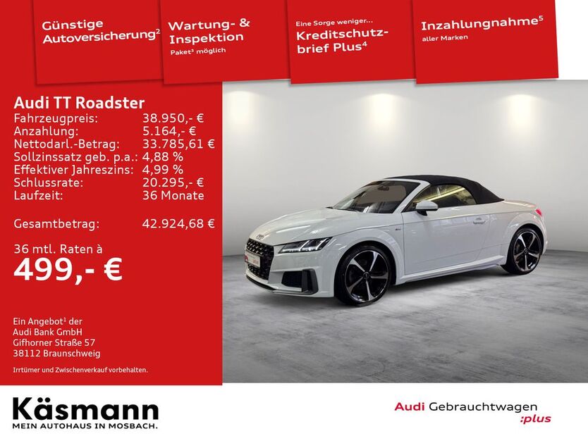 Audi TT 33.160 km 38.950 € Mosbach 74821