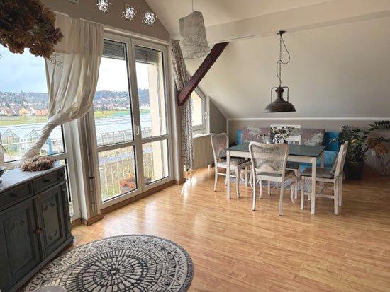 Dachgeschoßwohnung Dresden Cossebaude - 4 Zimmer, 76 m&sup2;, 620&euro; | Angebot:26263474