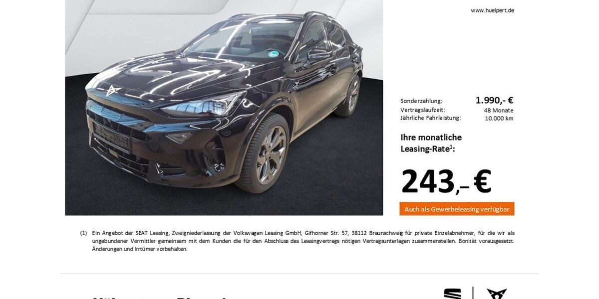 Cupra Formentor 14.266 km 33.444 &euro; Dortmund 44269