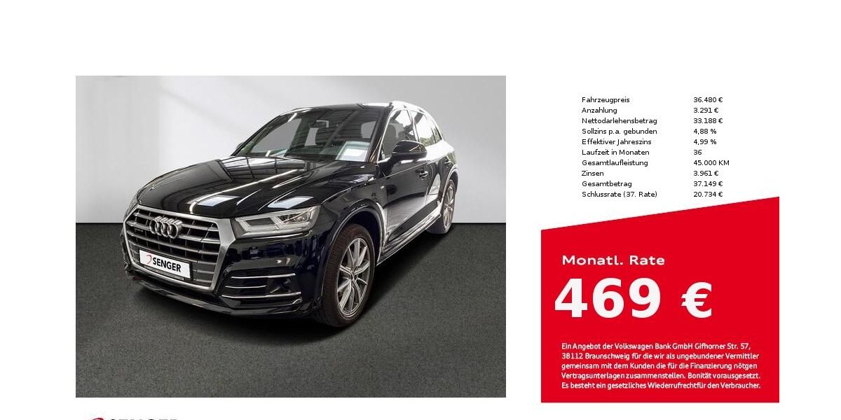 Audi Q5 70.017 km 34.480 &euro; Bielefeld 33609