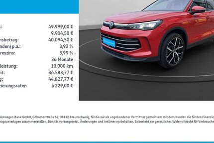 VW Tiguan 21.570 km 48.689 € Leinefelde-Worbis/DE 37327