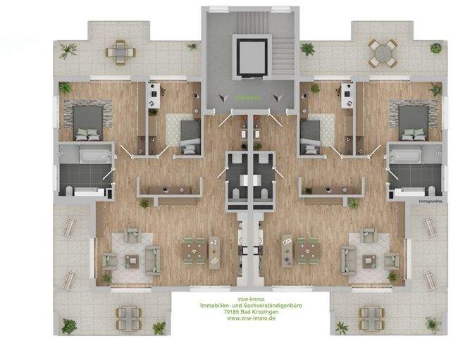 Etagenwohnung Bad Krozingen - 3 Zimmer, 114 m&sup2;, 615.000&euro; | Angebot:25606816