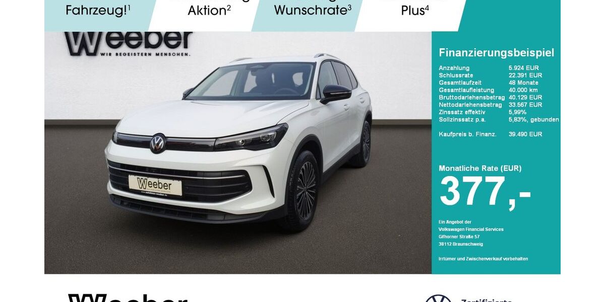 VW Tiguan 1.015 km 39.490 &euro; Calw 75365
