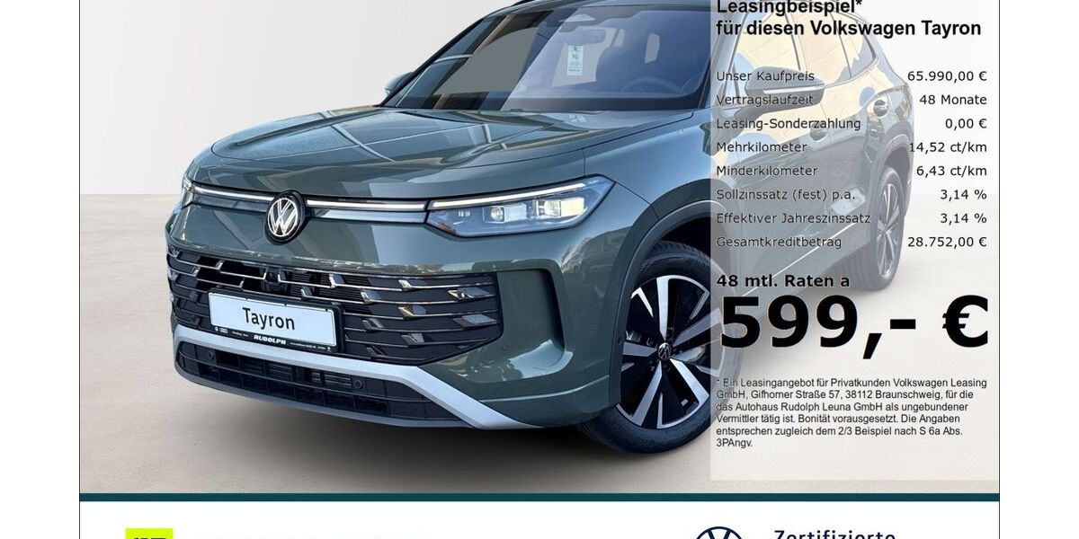 VW Tayron 3.000 km 57.890 &euro; Leuna 06237