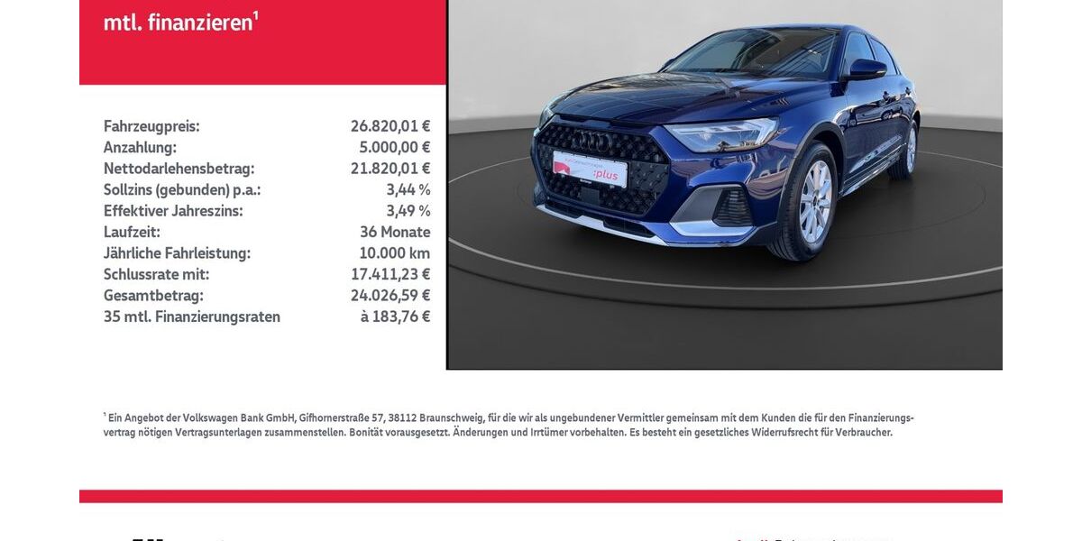 Audi A1 9.965 km 25.820 &euro; Nordhausen 99734