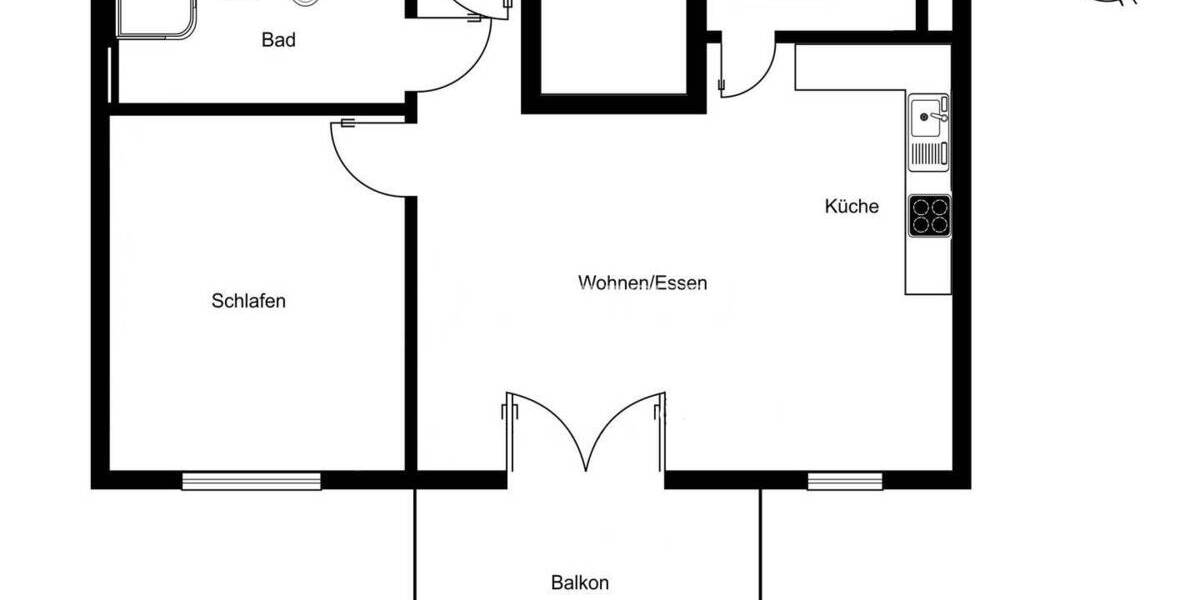 Etagenwohnung Hamburg Bergedorf - 2 Zimmer, 58 m&sup2;, 335.000&euro; | Angebot:26276888
