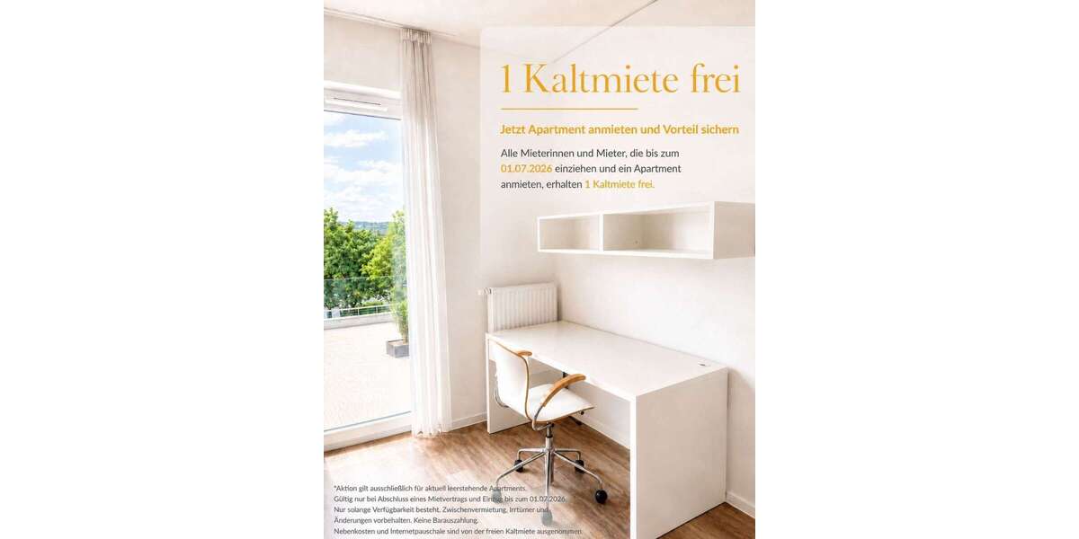 Etagenwohnung Wiesbaden Klarenthal - 1 Zimmer, 20 m&sup2;, 499&euro; | Angebot:26631531