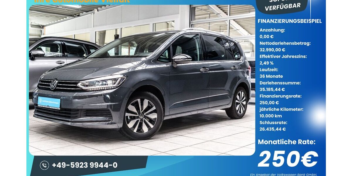 VW Touran 24.103 km 32.990 &euro; Schüttorf 48465