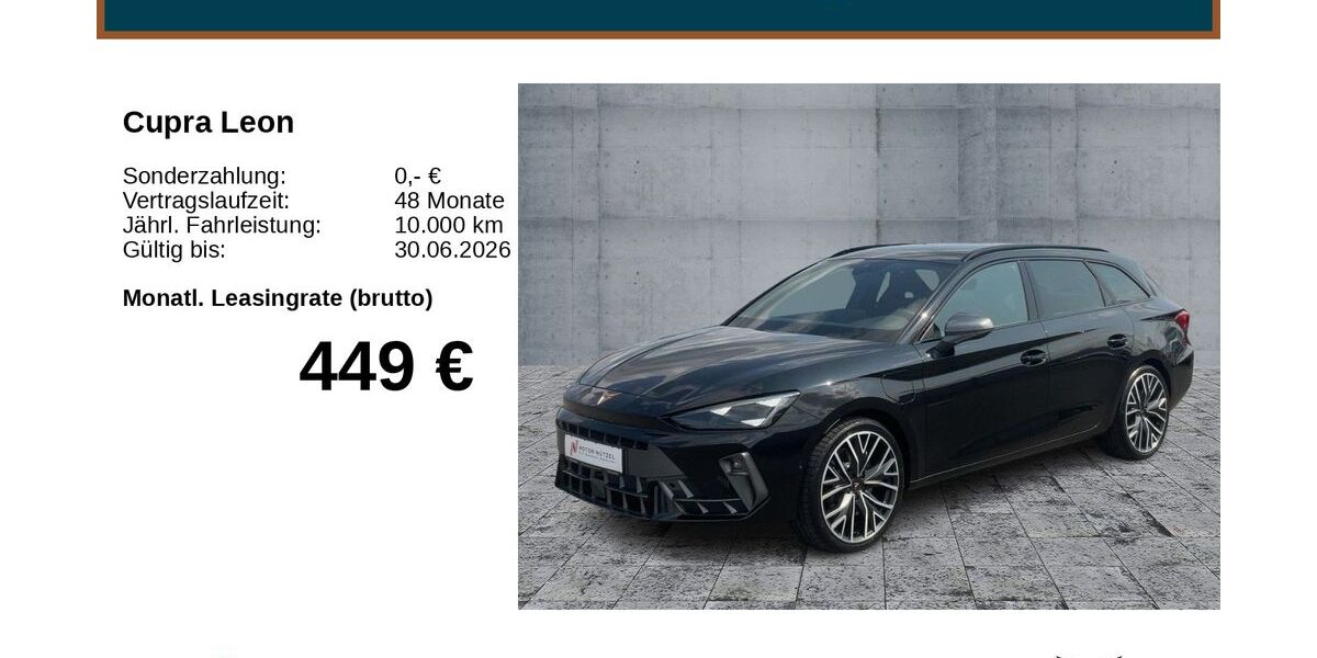Cupra Leon 6.300 km 44.890 &euro; Bayreuth 95448
