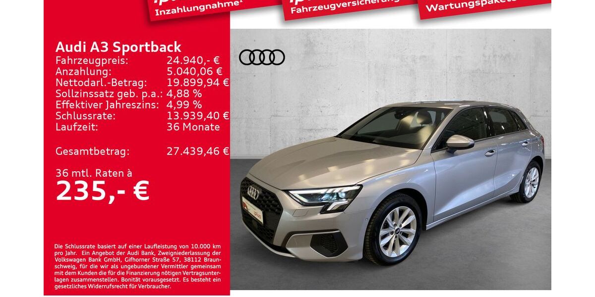 Audi A3 30.159 km 21.890 &euro; Leipzig 04129