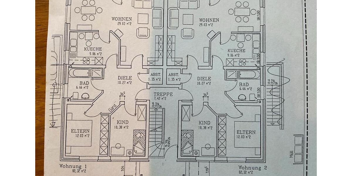 Etagenwohnung Lippetal - 3 Zimmer, 82 m&sup2;, 650&euro; | Angebot:24864895