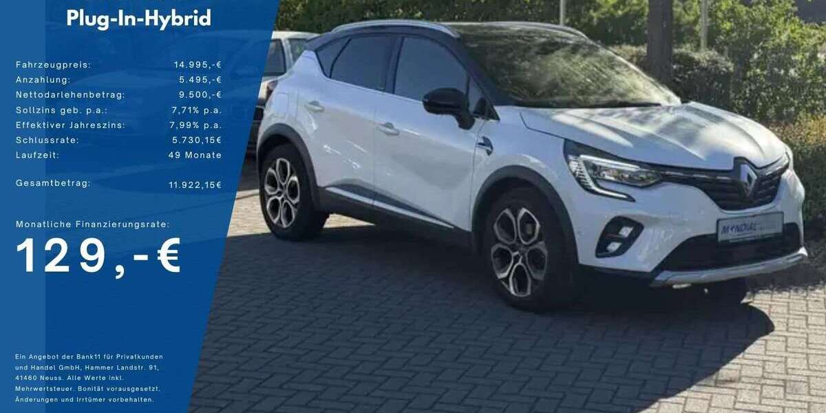 Renault Captur 92.252 km 14.995 &euro; Lampertheim 68623