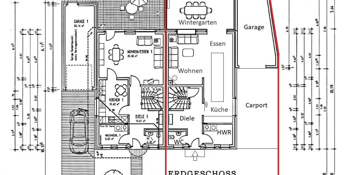 Doppelhaushälfte Emsdetten - 5 Zimmer, 126 m&sup2;, 459.000&euro; | Angebot:26358875