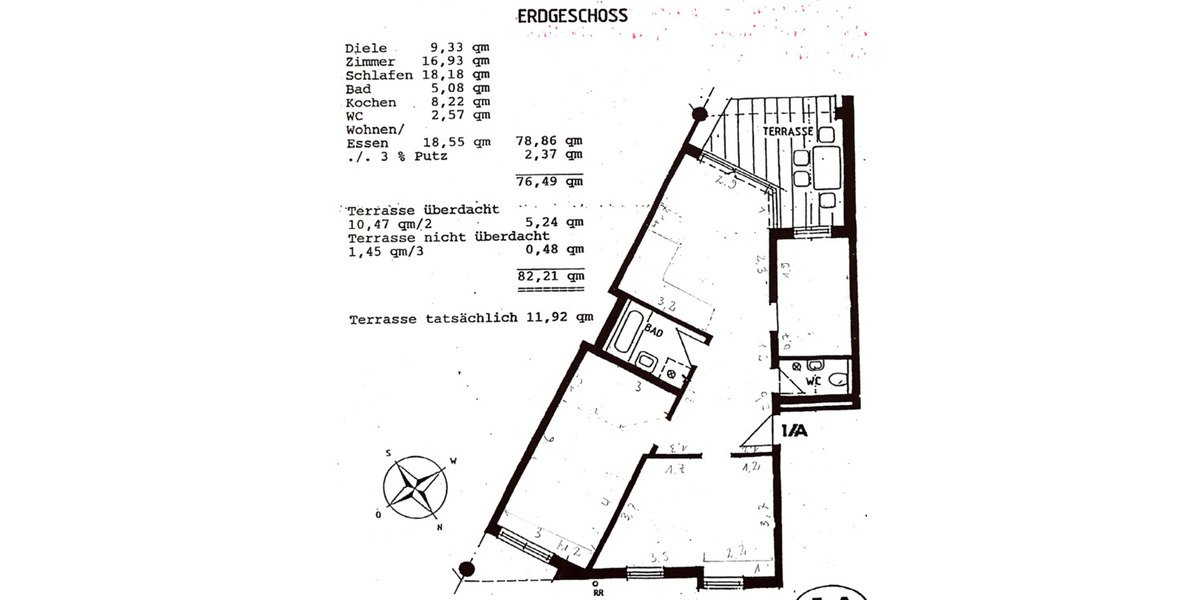Erdgeschoßwohnung Ulm Donautal - 3 Zimmer, 82 m&sup2;, 1.060&euro; | Angebot:24898570