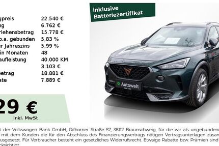 Cupra Formentor 35.750 km 21.880 &euro; Nürnberg 90431