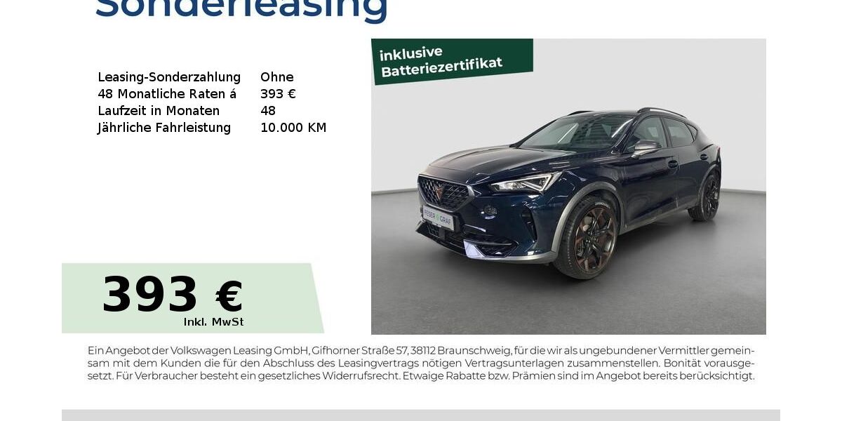 Cupra Formentor 41.800 km 25.980 &euro; Fürth 90763