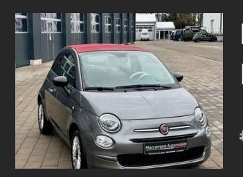 Fiat 500C 24.500 km 14.100 &euro; Nordendorf 86695