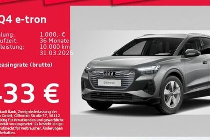 Audi Q4 e-tron 23.720 km 44.449 &euro; Eching 85386