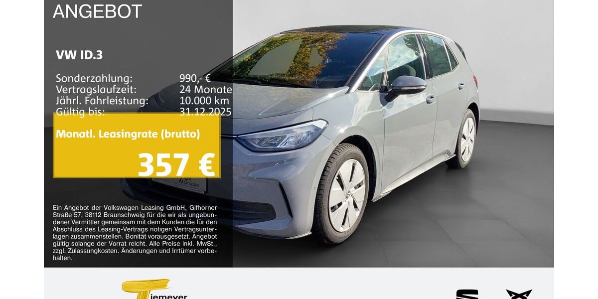 VW ID.3 22.606 km 27.450 &euro; Gelsenkirchen OT Beckhausen 45899