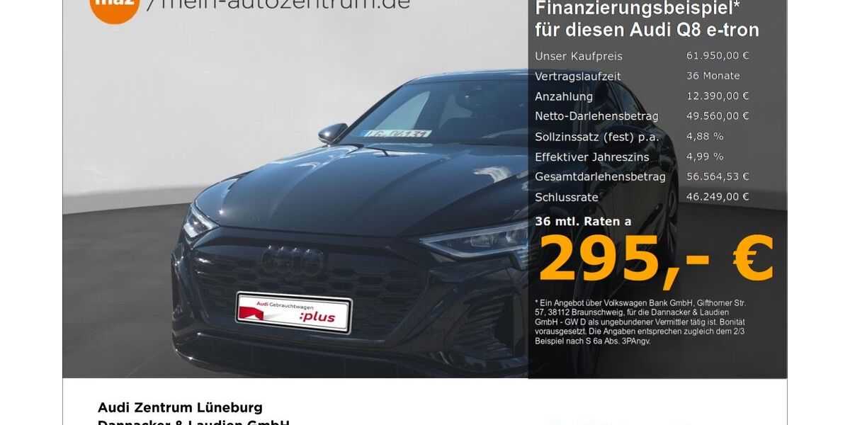 Audi Q8 e-tron 29.414 km 56.950 &euro; Lüneburg 21337