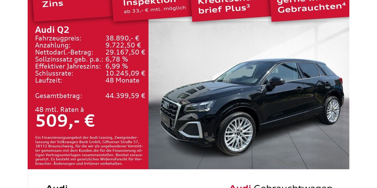 Audi Q2 1.659 km 36.890 &euro; Dresden 01067