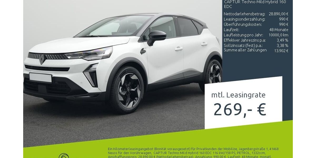 Renault Captur 4.000 km 27.990 &euro; Borken 46325