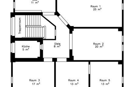Wohnung Schmalkalden - 5 Zimmer, 112 m&sup2;, 896&euro; | Angebot:25236314