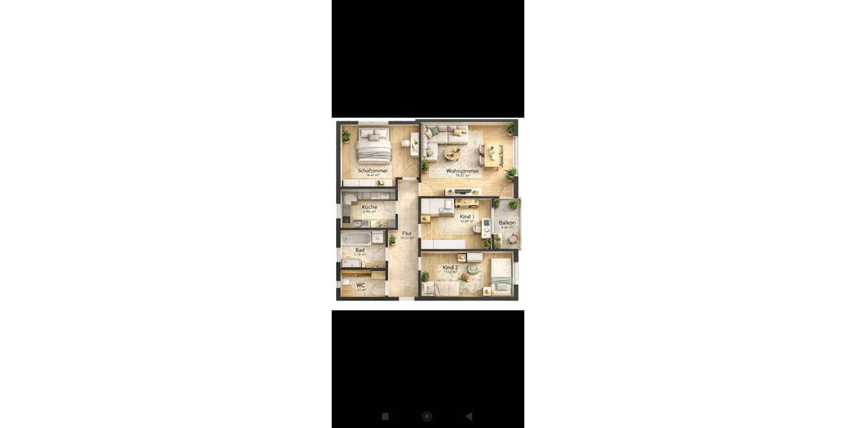 Etagenwohnung Allmendingen - 4 Zimmer, 80 m&sup2;, 215.000&euro; | Angebot:26418062