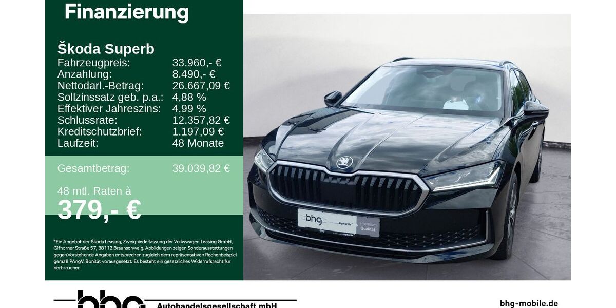 Skoda Superb 24.333 km 33.960 &euro; Reutlingen 72770
