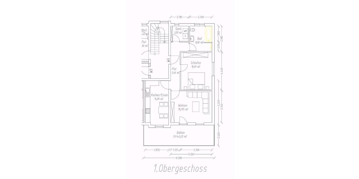 Etagenwohnung Neuötting - 2 Zimmer, 75 m&sup2;, 720&euro; | Angebot:26662935