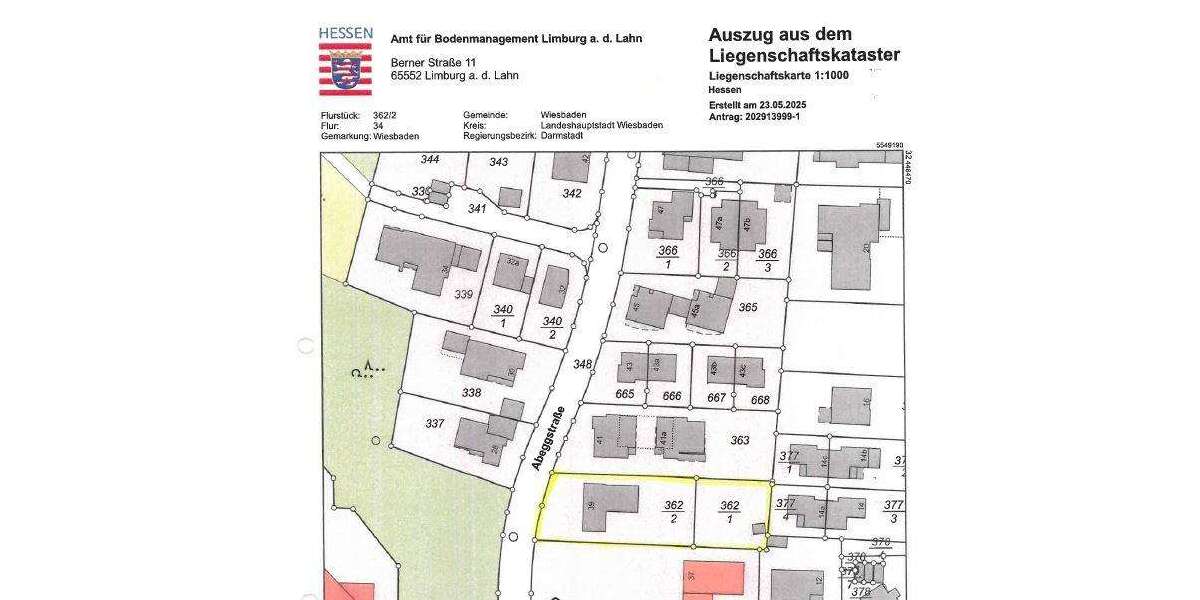Grundstück Wiesbaden Nordost - 1.255.000&euro; | Angebot:25776497