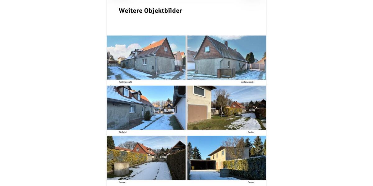 Einfamilienhaus Ballenstedt - 5 Zimmer, 111 m&sup2;, 79.000&euro; | Angebot:26507380