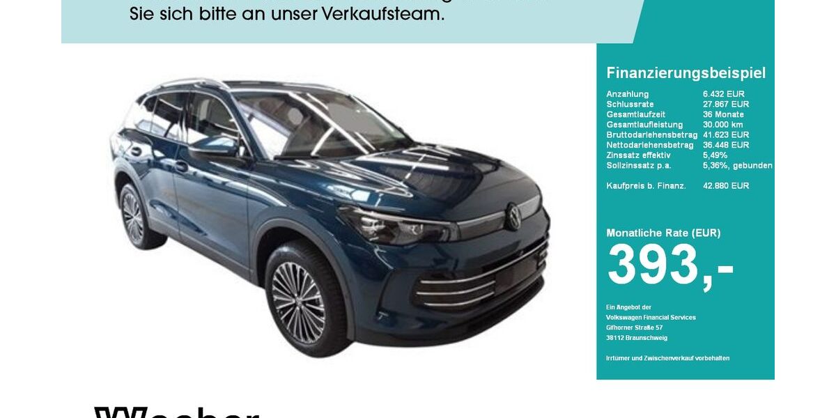 VW Tiguan 5.619 km 42.880 &euro; Herrenberg 71083
