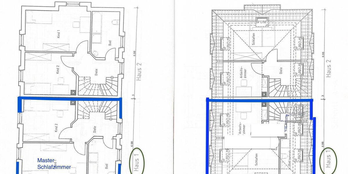 Doppelhaushälfte Frankfurt am Main Ginnheim - 5 Zimmer, 157 m&sup2;, 949.000&euro; | Angebot:26670099