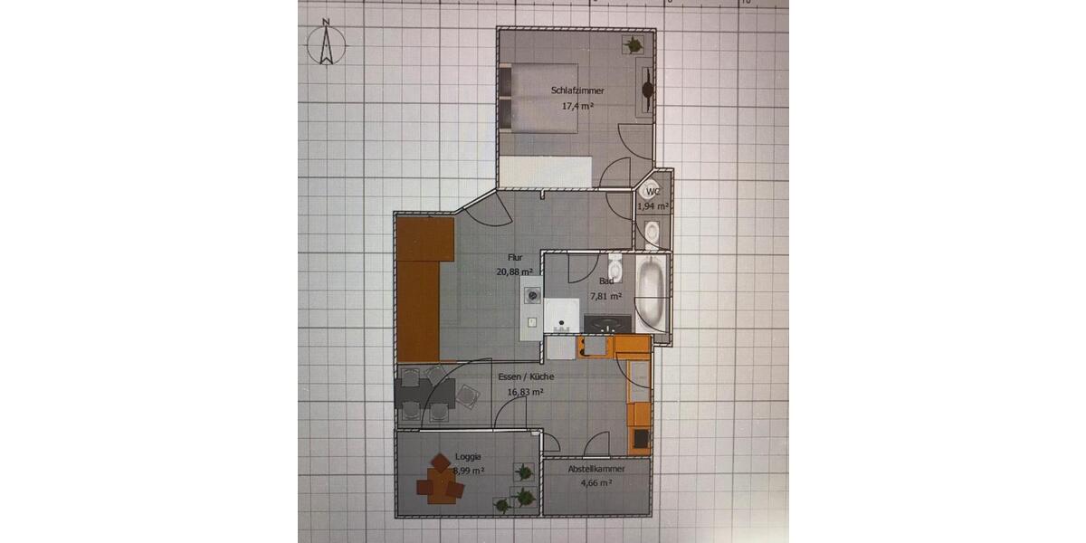Maisonettenwohnung Neckarsulm - 2.5 Zimmer, 75 m&sup2;, 349.000&euro; | Angebot:26232994
