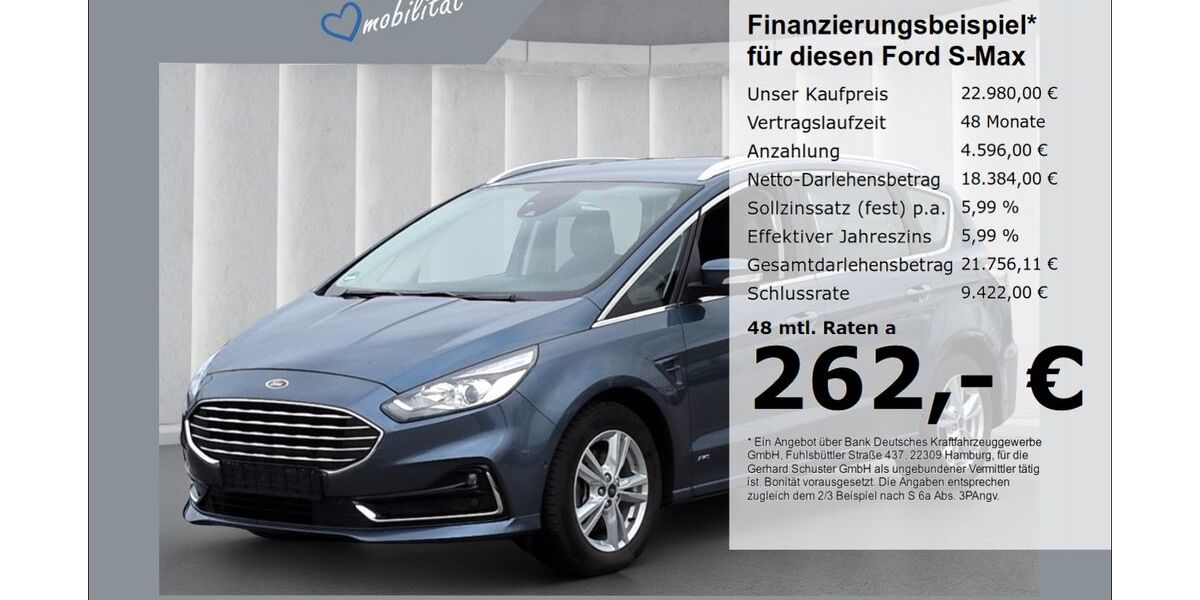 Ford S-Max 99.890 km 21.980 &euro; Ruhstorf 94099