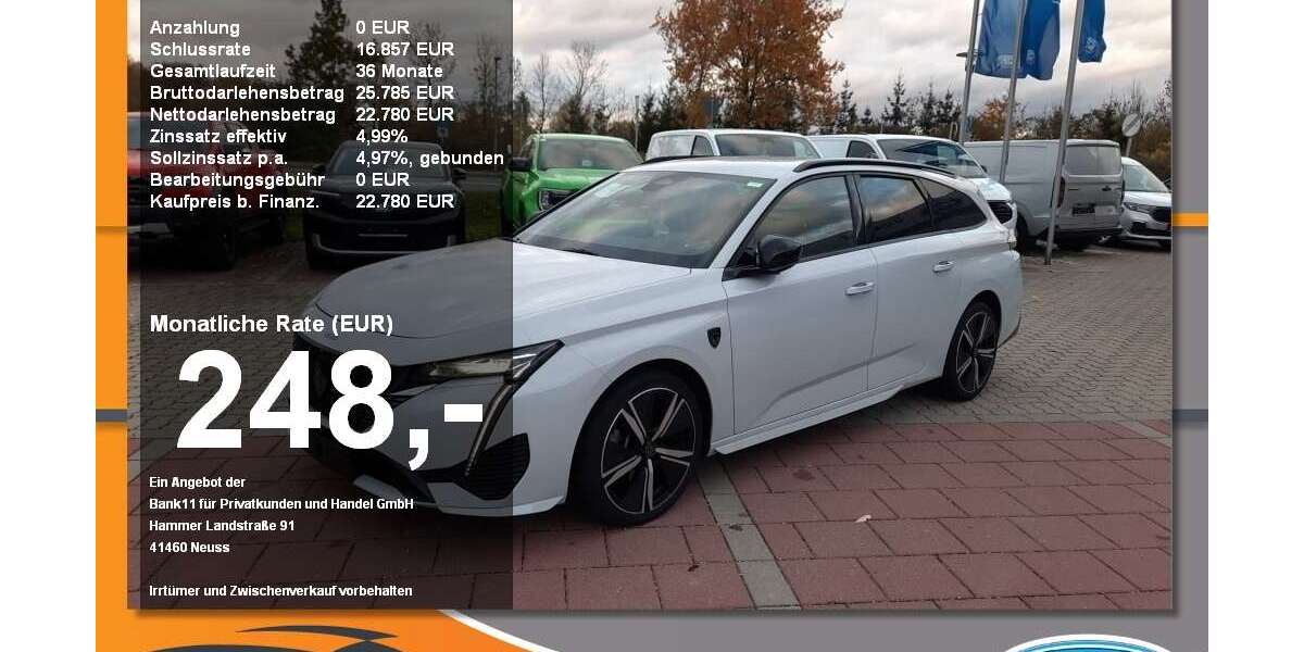 Peugeot 308 27.020 km 22.780 € Neustadt a. d. Donau 93333