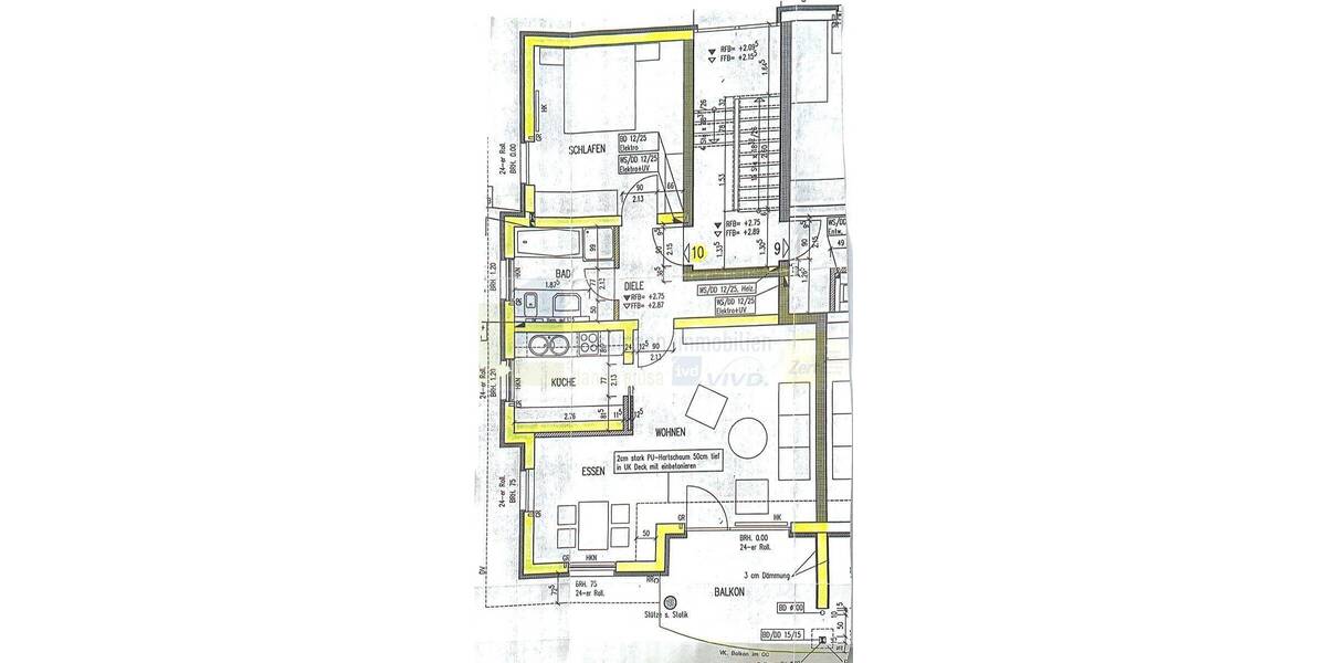 Etagenwohnung Bad Dürrheim - 2 Zimmer, 65 m&sup2;, 178.900&euro; | Angebot:26834626