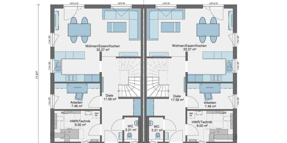 Doppelhaushälfte Markdorf - 5 Zimmer, 131 m&sup2;, 698.000&euro; | Angebot:26346589