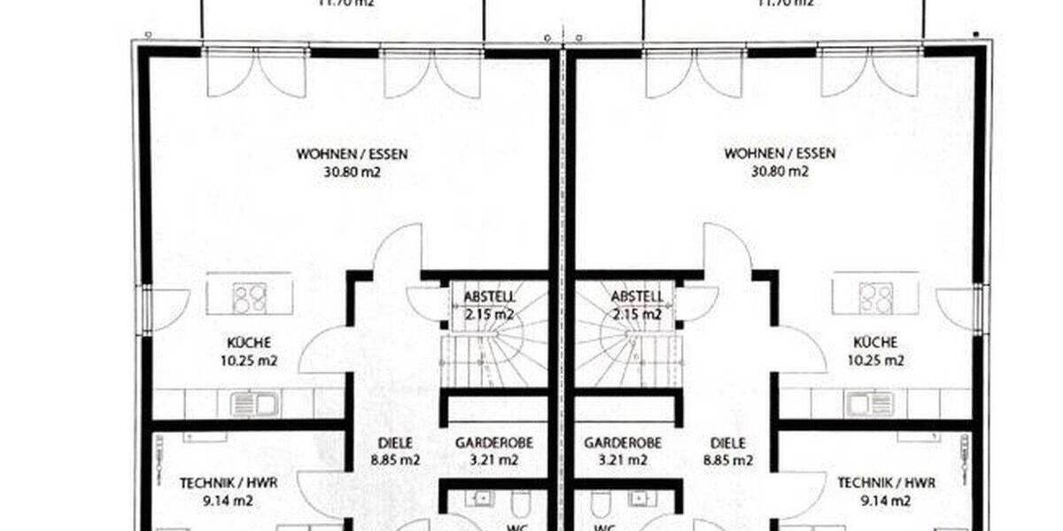 Doppelhaushälfte Büchen - 4 Zimmer, 124 m&sup2;, 1.750&euro; | Angebot:26866277