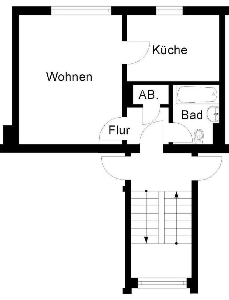 Wohnung zum Mieten in Wuppertal 262 € 36.38 m²