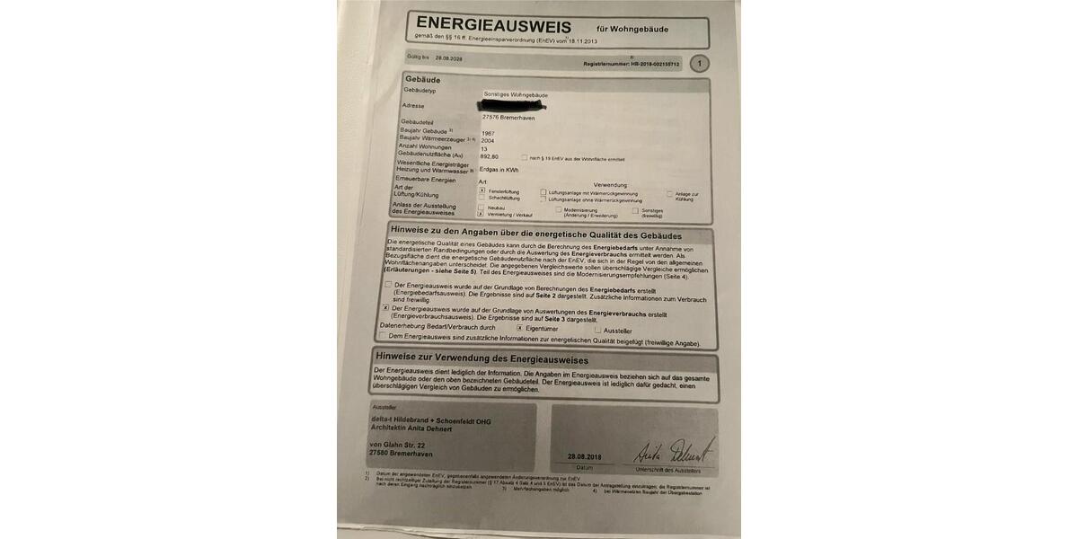 Etagenwohnung Bremerhaven - 2 Zimmer, 61 m&sup2;, 110.000&euro; | Angebot:27134363