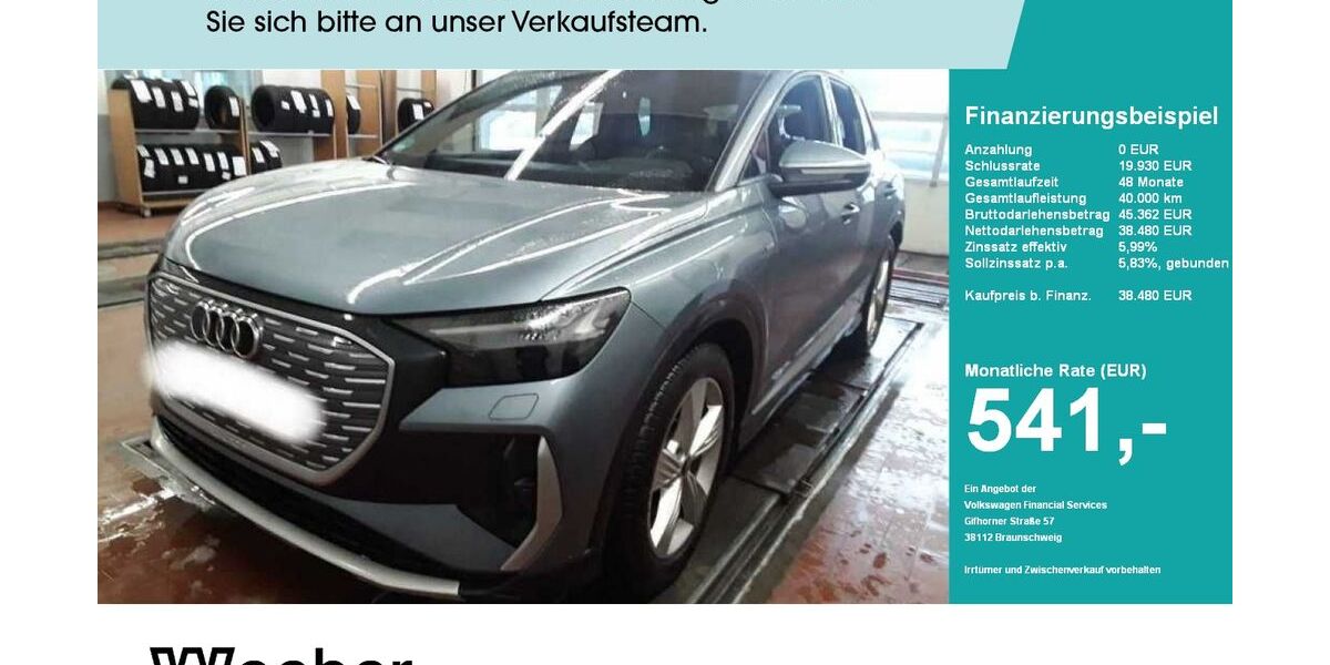 Audi Q4 e-tron 22.066 km 38.480 &euro; Leonberg 71229