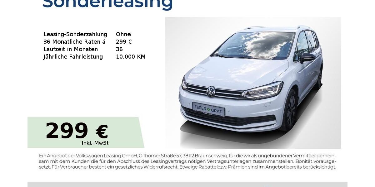 VW Touran 20.372 km 32.907 &euro; Höchstadt an der Aisch 91315