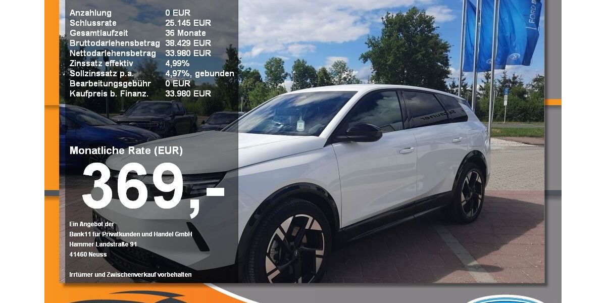 Opel Grandland (X) 19.275 km 33.980 &euro; Neustadt / Donau 93333