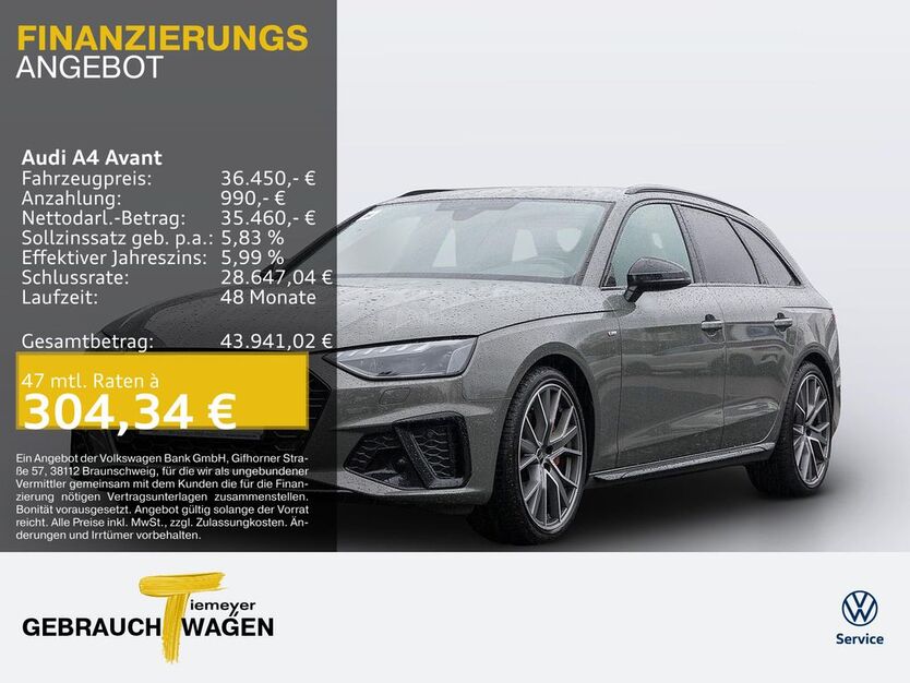 Audi A4 29.599 km 36.450 € Recklinghausen 45663