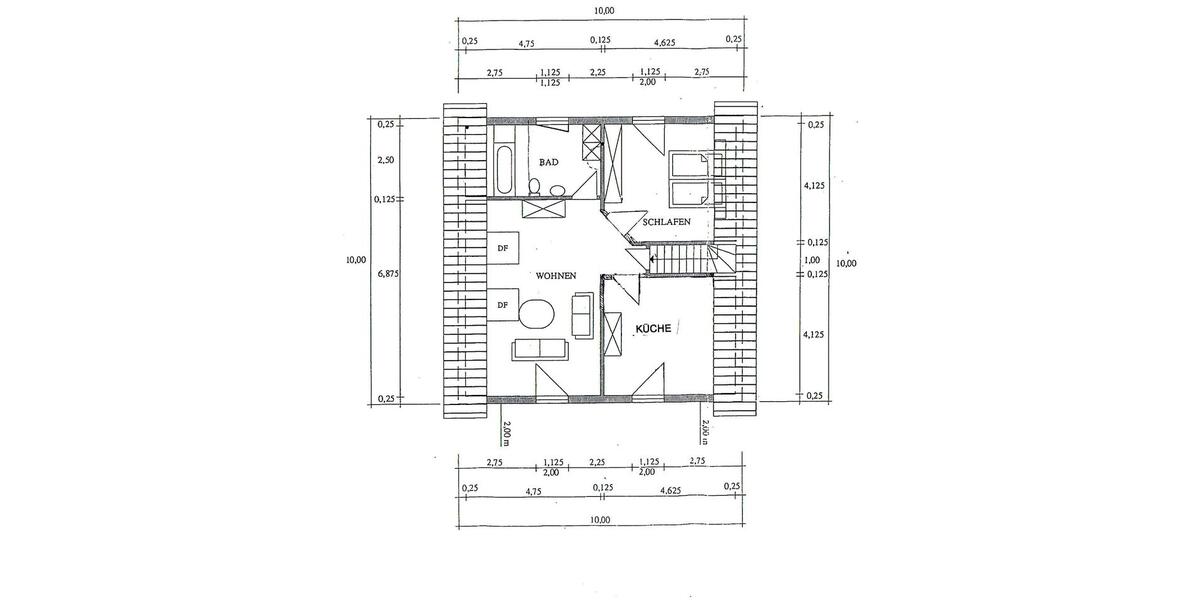 Dachgeschoßwohnung Wipperfürth - 2 Zimmer, 70 m&sup2;, 490&euro; | Angebot:25499382
