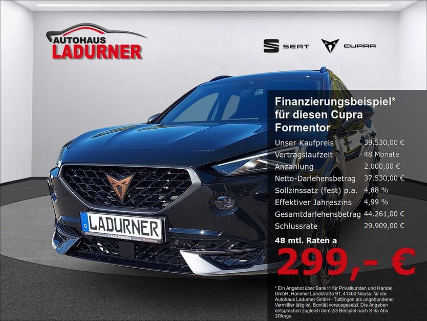Cupra Formentor 4.200 km 39.530 € Tuttlingen 78532