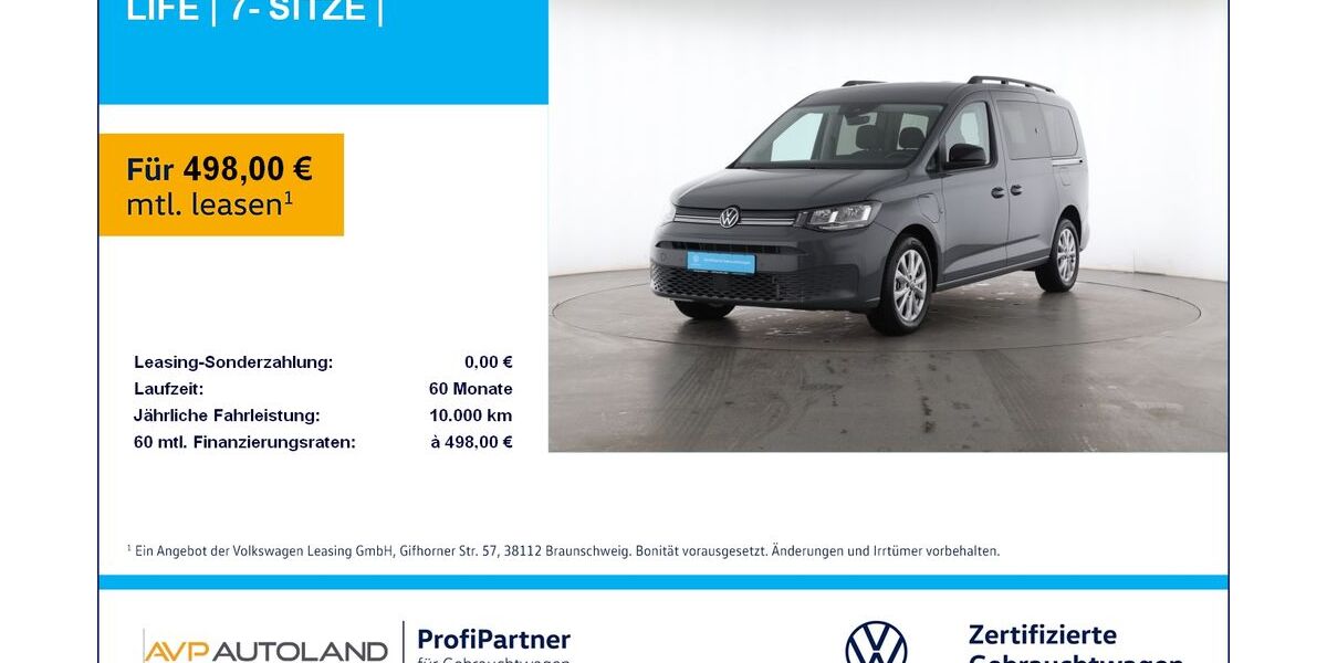 VW Caddy Maxi 12.806 km 38.760 &euro; Plattling 94447