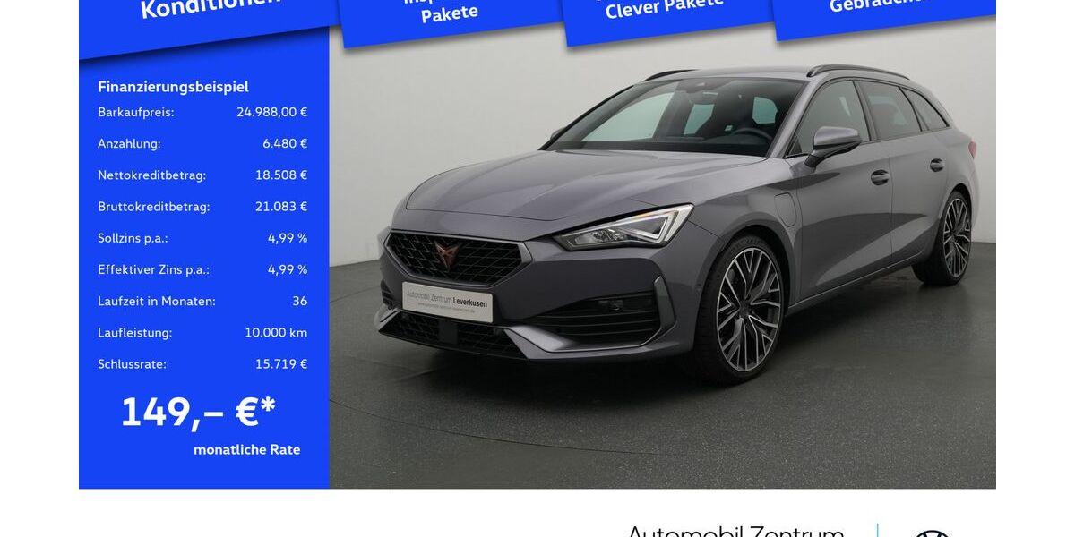 Cupra Leon 86.037 km 24.988 &euro; Leverkusen 51379